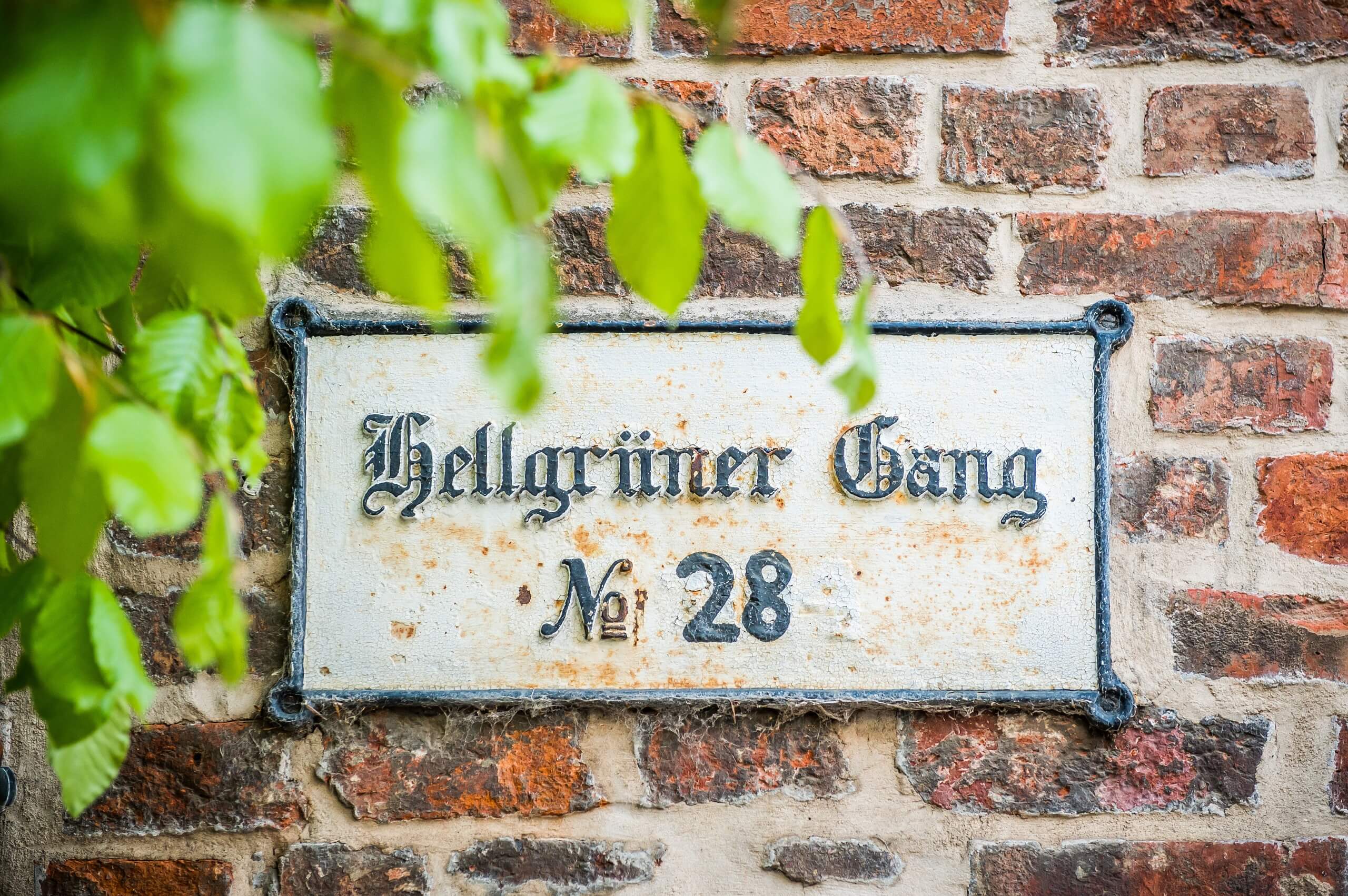 Schild des Hellgrünen Gangs