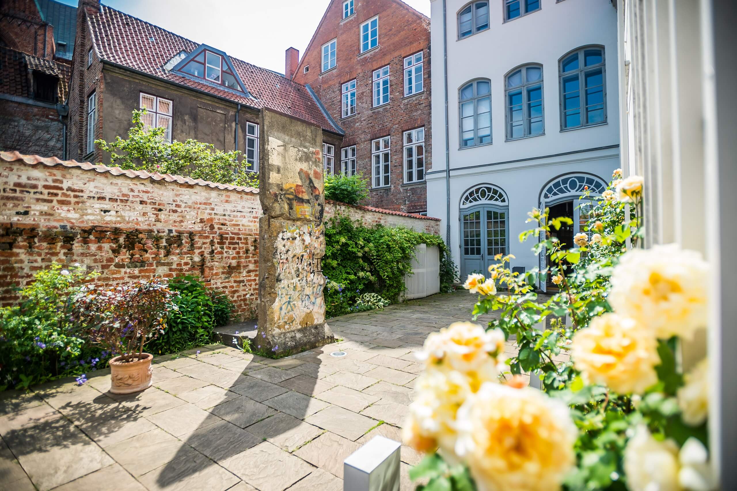 Innenhof des Willy-Brandt-Museums