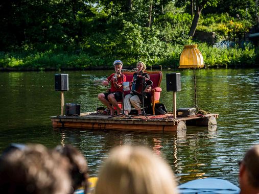 Musiker am Hansekulturfestival