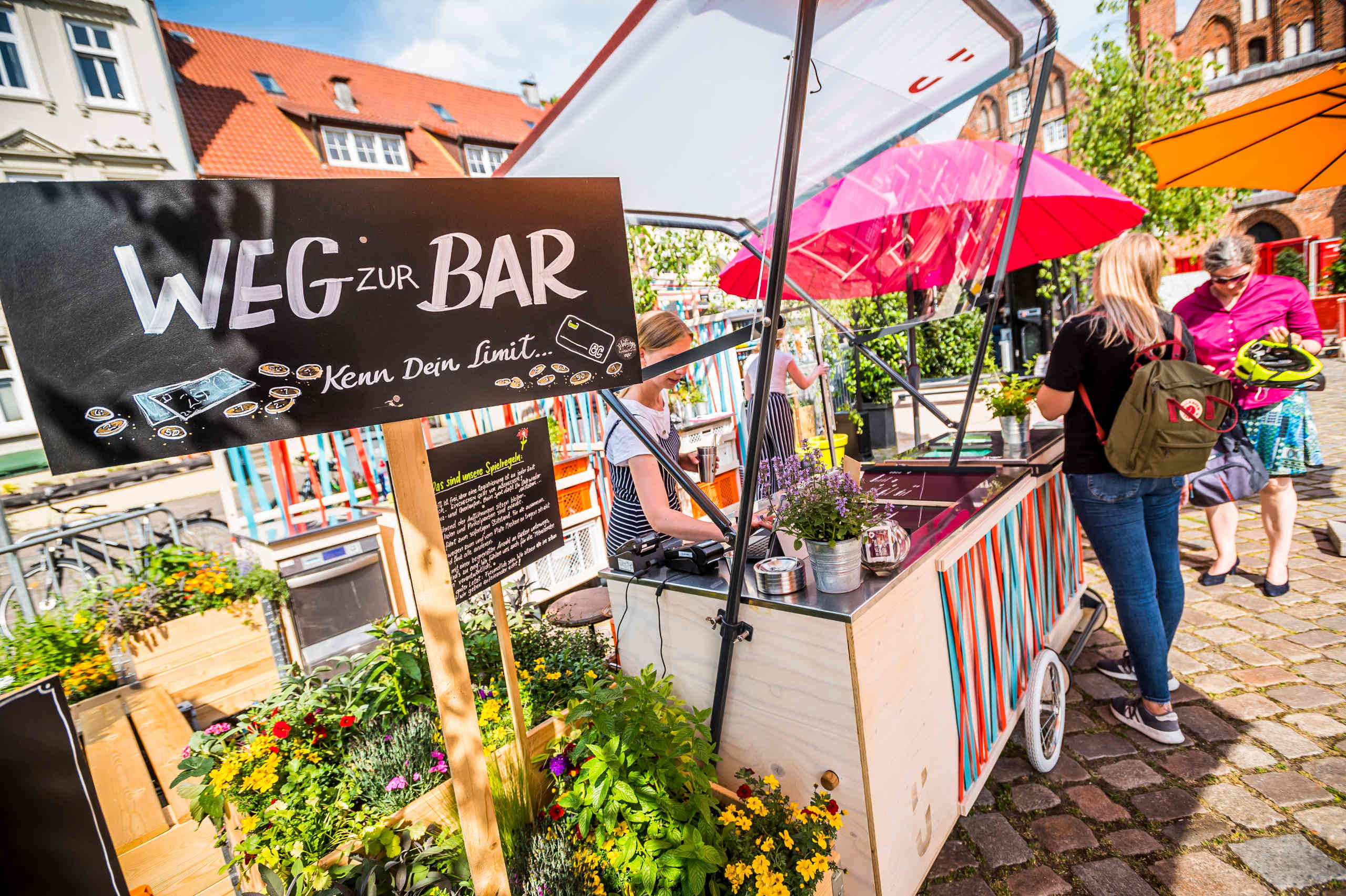 Popup in Lübeck - Kulturgruener Komplimentegarten